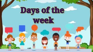 Days of the week | 7 days of a week | seven days of the week | learn days of week | Sunday Monday