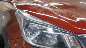 Как наклеить полиуретановую пленку Brontero на фары автомобиля Kia Rio X