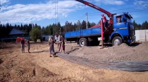 маз-5337 с манипулятором