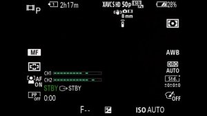 Sony A7iii Настройка меню под видеосъемку