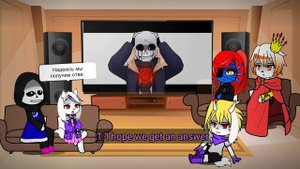 Altertale||react||to||Killer Sans =)||рус/eng