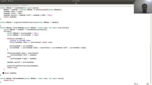 Red And Black Tree Implementation In C Part 4 : Writing Insertion Code смотреть онлайн