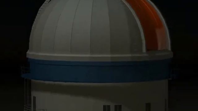 San Pedro Mártir 2.1 meter Telescope 3D model смотреть онлайн