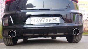 новый выхлоп kia proceed GT на холостых
