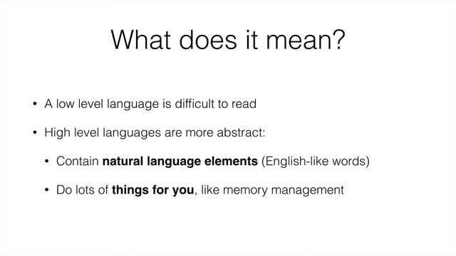Computer Science for Everyone - 5 - Types of programming languages