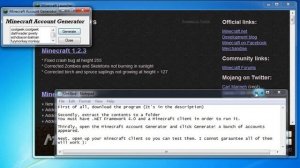 [FREE] Minecraft 1.2.3 Account Generator 11 March 2012