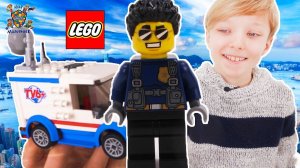 LEGO CITY: Даня и распаковка набора ЛЕГО СИТИ - МАГАЗИН ПОНЧИКОВ! Третий пакет! 13+