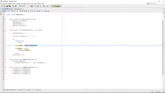 Java 3 Queue tracing Example || (جافا3 مثال تتبع للـكيو (سرا смотреть онлайн