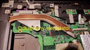 Fujitsu Siemns ESPRIMO Mobile D9500   Disassembly and cleaning. Demontaż i czyszczenie.