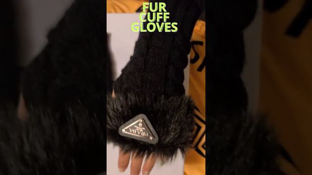 Prada Fur Gloves DIY Ready To Wear Miuccia Prada | Winter Fur Gloves | NY Paris Fashion Week 2023