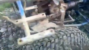 Дизельний квадроцикл ЗИМ 350. Перехідна плита на КПП МТ урал К750.