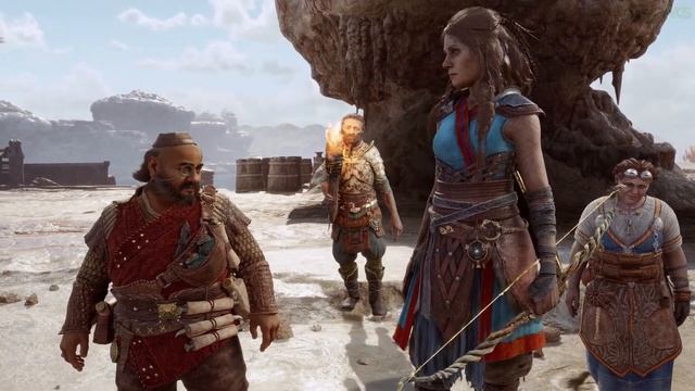 God of War Ragnarok SECRET ENDING - Saying Goodbye to an Old Friend // Funeral For a Friend смотреть онлайн