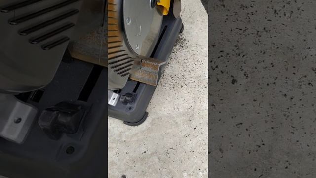 Dewalt DW872-QS vs. L-profile 70x70x7mm