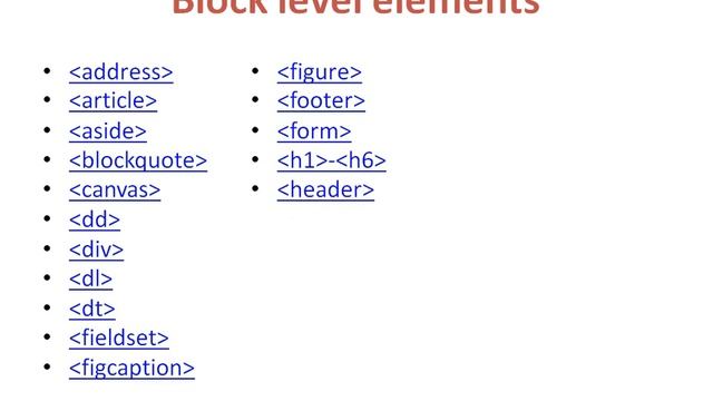 inline vs block element html tutorial | difference between inline and block смотреть онлайн