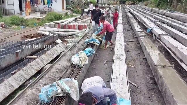 How to make electricity poles in a factory | electrical poles | LT&HT poles | RCC poles | vvr telug смотреть онлайн
