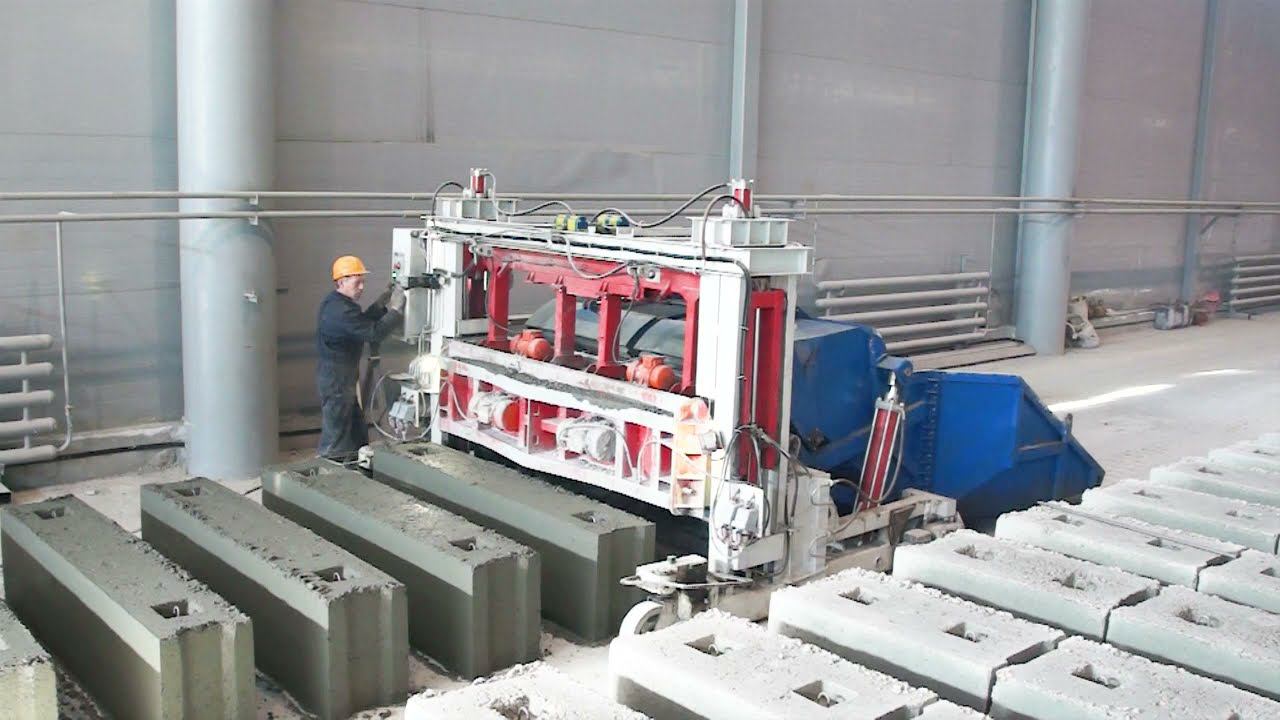 Машина формовочная самоходная STEIF MFS/2 для производства блоков ФБС