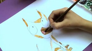 как нарисовать СОБАЧКУ уроки рисования How to Draw a DOG