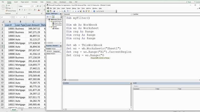 Excel VBA Advanced Filter with AND, OR Criteria