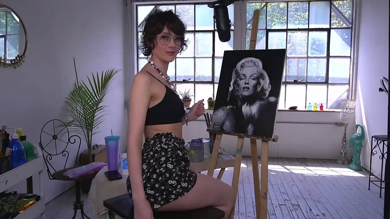 💖 Quiet Creative ASMR - АСМР Мягкая речь, Живопись, Коллаж из роз и Шепчущее отражение
