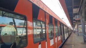 "Иволга с приветливой бригадой ?!" Электропоезд ЭГ2Тв-028 "Иволга 2.0" сообщением "Лобня - Одинцово