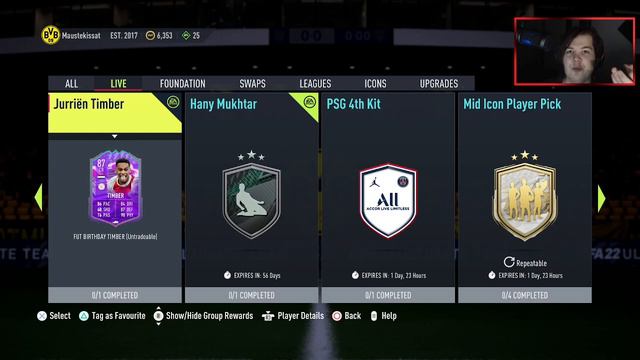 SUPERVALUE TIMBER SBC!!    FIFA22 Kontenttikatsaus