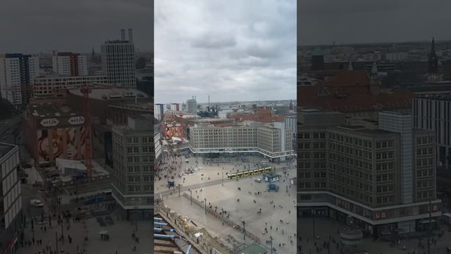 Saturday evening, view to Alexander Platz, Berlin / May June vlogs #germany #berlin #timelapse