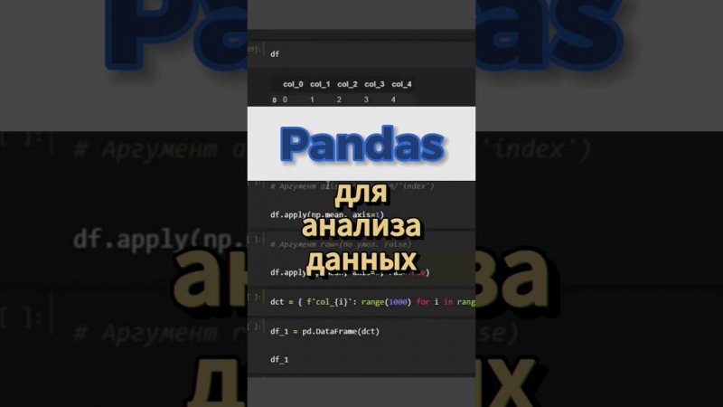 Метод apply() #pandas #apply