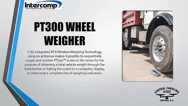 Intercomp PT300 Wheel Load Scale Overview смотреть онлайн
