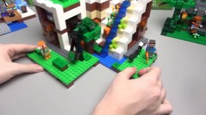 LEGO Minecraft 21134 База на водопаде. Лучший набор Лего Майнкрафт 2017