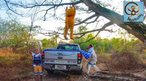 Дети и Машина. Диана и Даня играют в спасателей. МанкиТайм