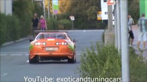 Toyota Supra sound tuning from the Fast and the Furious