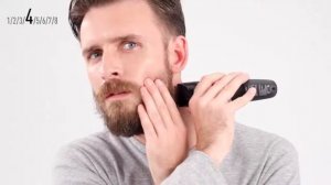 Триммер для стрижки бороды и усов Panasonic ER-GB96-K520. Стиль бритья "Густая борода"