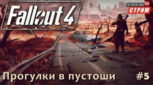 Fallout 4 ● Прогулки и разговорчики в пустоши / стрим #5