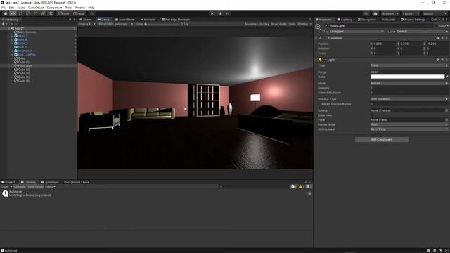 Запекание света в Unity3D