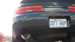 Toyota Soarer Twin Turbo_Single Exhauts 4''From Quebec ,