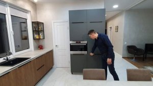 Обзор кухни в загородном доме. #интерьер #дизайн #минимализм #кухня#фишки