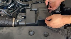 How to Change Air Filter 10th Gen 2015-2021 Honda Civic 1.5L Turbo Engine 2016 2017 2018 2019 2020
