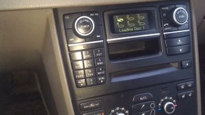 Результат замены магнитолы от рестайлинга на volvo xc90, вместо матричного.