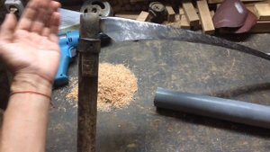 Небольшой ремонт ручной косы. Жесткая фиксация.