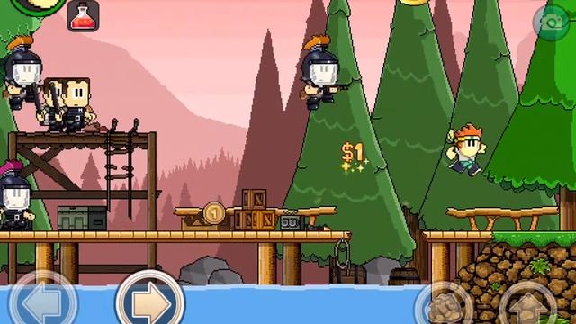 Dan The Man (Retro Action Platformer) ► Gameplay IOS & Android смотреть онлайн