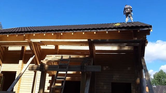 Монтаж металлочерепици Кредо Velur rr32 смотреть онлайн