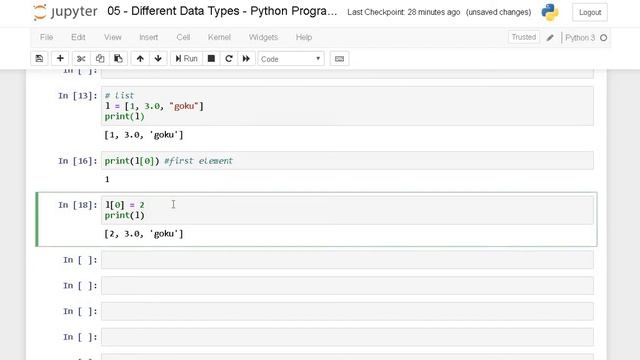 5. Different Data Types in Python | Python Tutorial