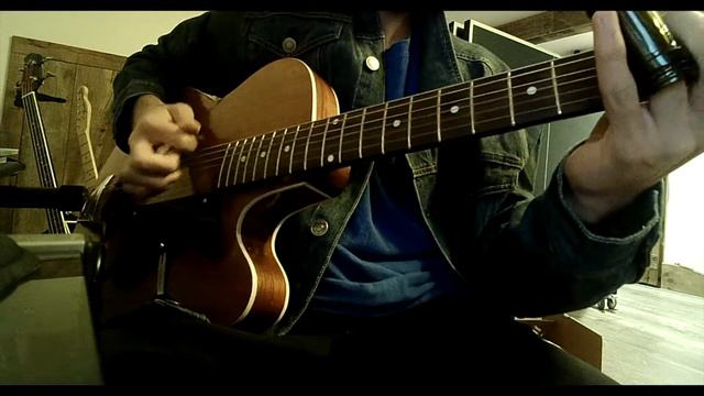 Led Zeppelin - Travelling Riverside Blues (Acoustic Slide cover) смотреть онлайн