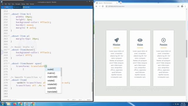 #34 How to Build Website using Html, CSS, JS, jQuery, Bootstrap - About Part 2 CSS 2 смотреть онлайн