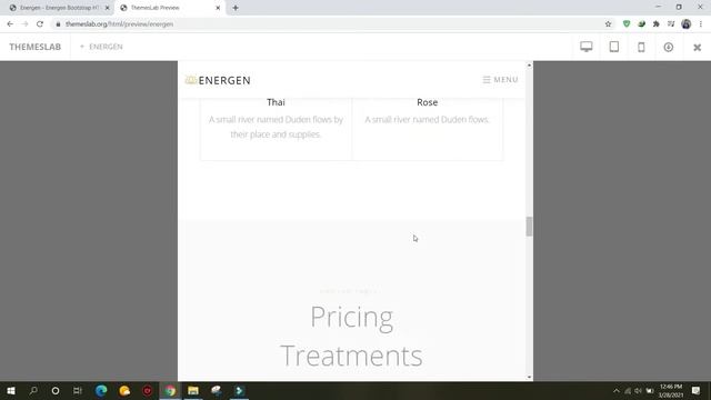 Energen: Energen Bootstrap HTML template смотреть онлайн
