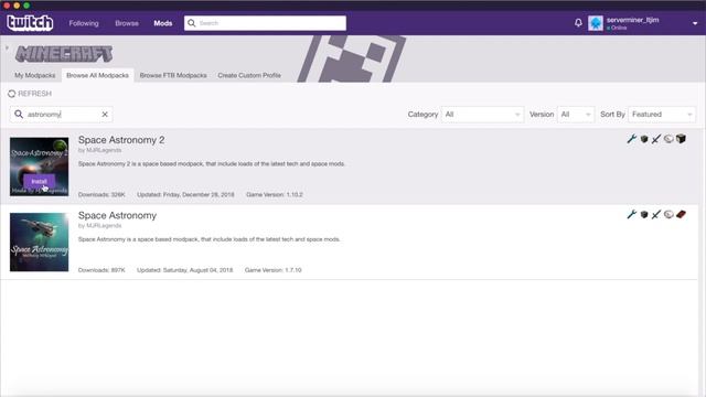 How to create a Minecraft server using ANY Curse modpack смотреть онлайн