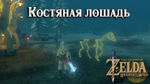 Костяная лошадь. Сталлошадь. The Legend of Zelda Breath of the Wild. Stalhorse Pictured