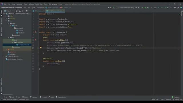 Write your own Type command | No more | Element Not Interactable Exception