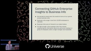 Insights into GitHub Enterprise: How IBM tracks social coding - GitHub Universe 2019