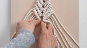 DIY: MACRAME LEAF TUTORIAL | INTERMEDIATE MACRAME PATTERN | MACRAME FEATHER